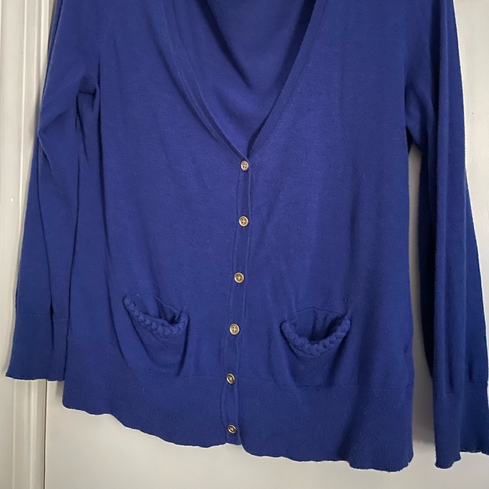 Banana republic blue cardigan